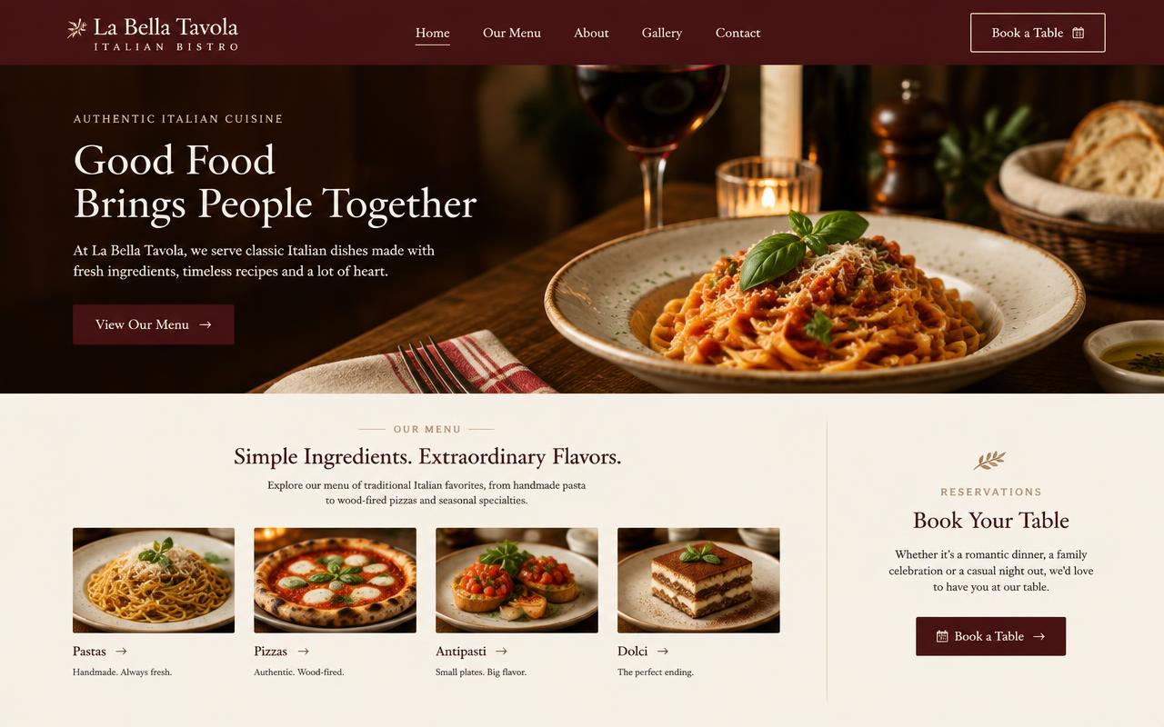 Designkoncept: Restaurang